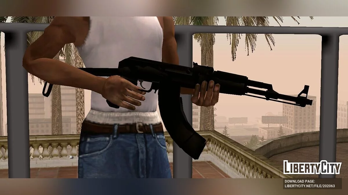 AK Alongada (sólo DFF) / GTA San Andreas (iOS, Android)