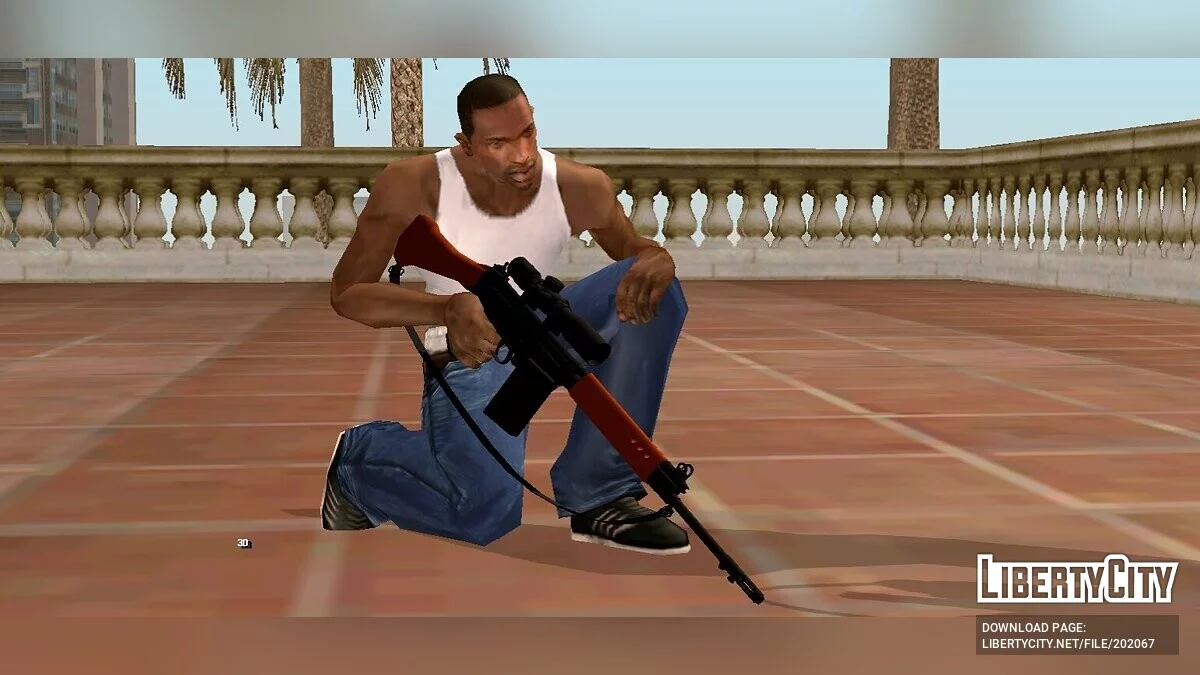 FAL Dourada (solo DFF) / GTA San Andreas (iOS, Android)