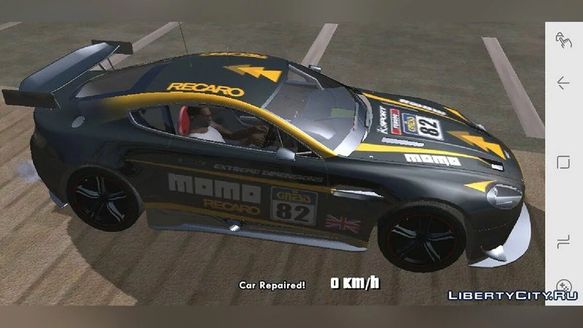 Aston Martin V8 Vantage N400 / GTA San Andreas (iOS, Android)
