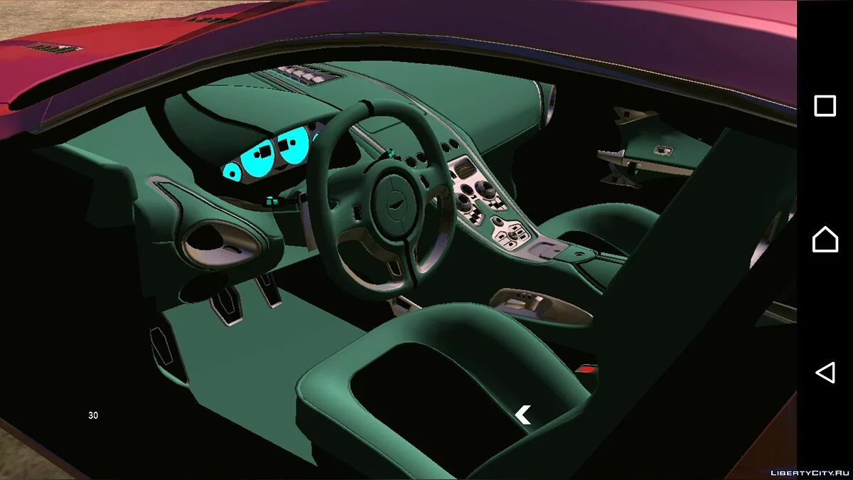 Aston Martin One-77 2012 (только DFF) / GTA San Andreas (iOS, Android)