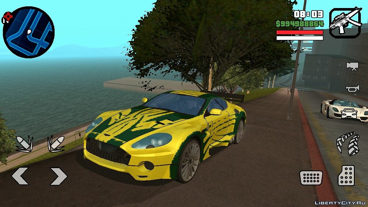 Download Aston Martin DB9 from Need For Speed ​​Most Wanted 2005 for GTA  San Andreas: The Definitive Edition