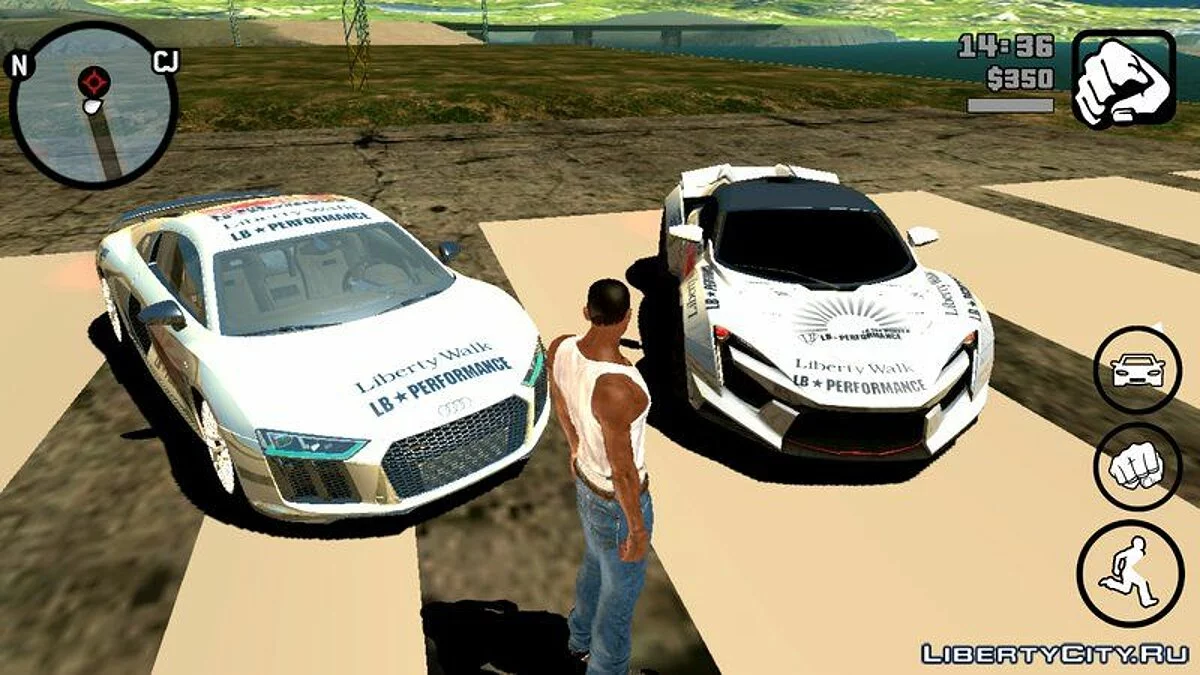 奥迪R8 2018 Liberty Walk / GTA San Andreas (iOS, Android)