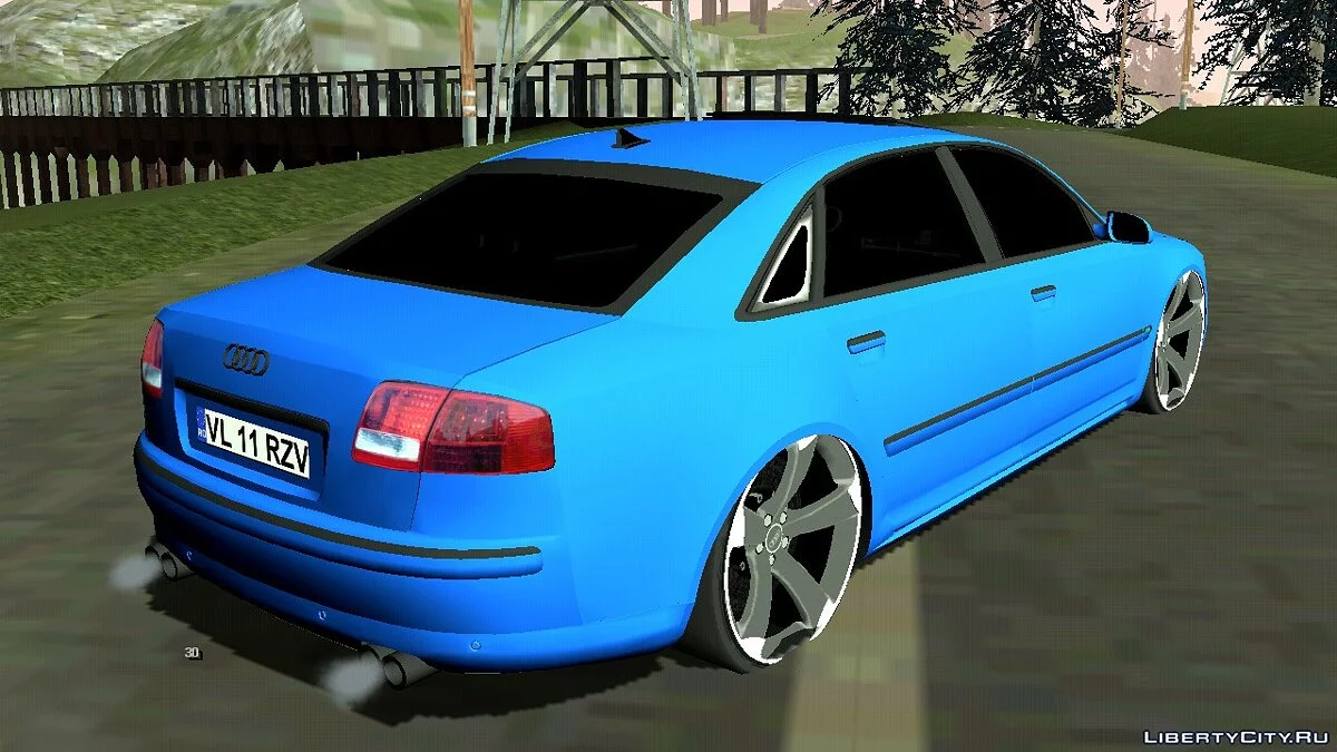 Audi A8 D3 з дисками Audi Rotor / GTA San Andreas (iOS, Android)
