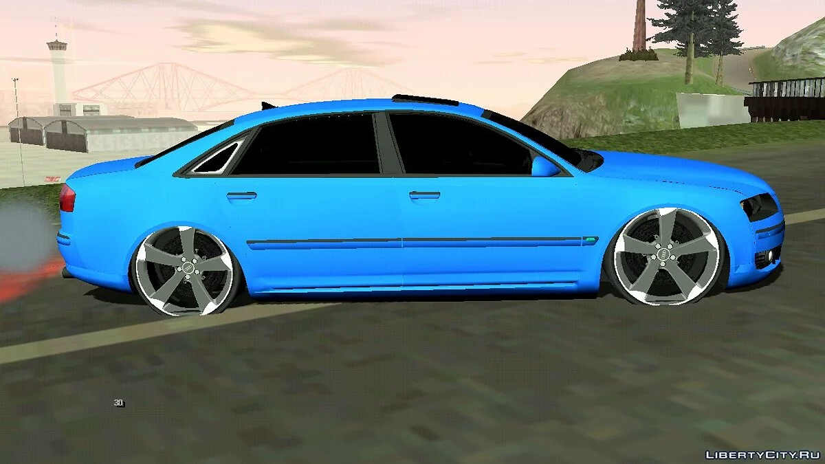 Audi A8 D3 з дисками Audi Rotor / GTA San Andreas (iOS, Android)
