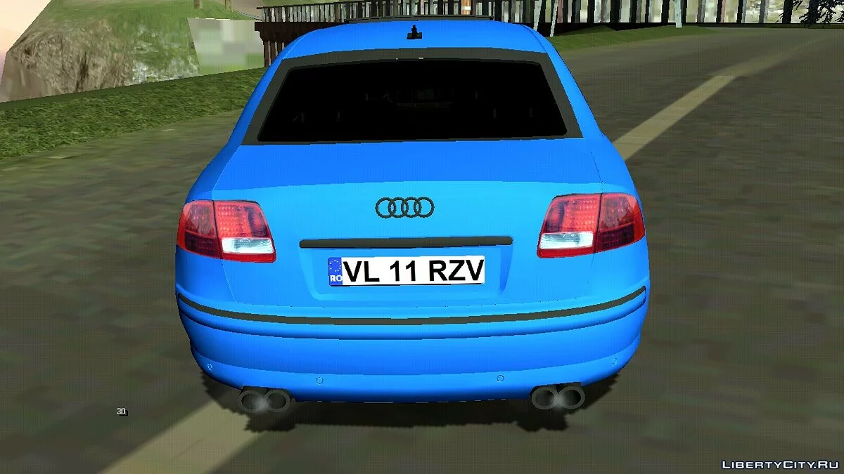 Audi A8 D3 з дисками Audi Rotor / GTA San Andreas (iOS, Android)