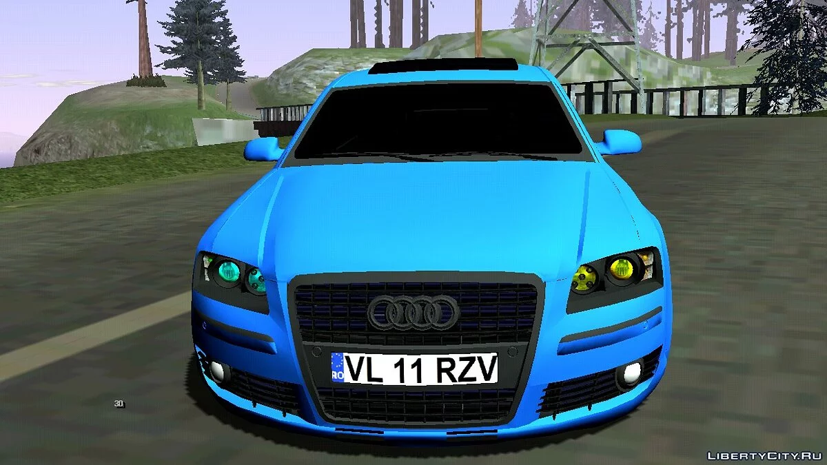 Audi A8 D3 з дисками Audi Rotor / GTA San Andreas (iOS, Android)
