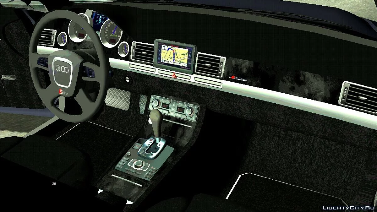 Audi A8 D3 з дисками Audi Rotor / GTA San Andreas (iOS, Android)