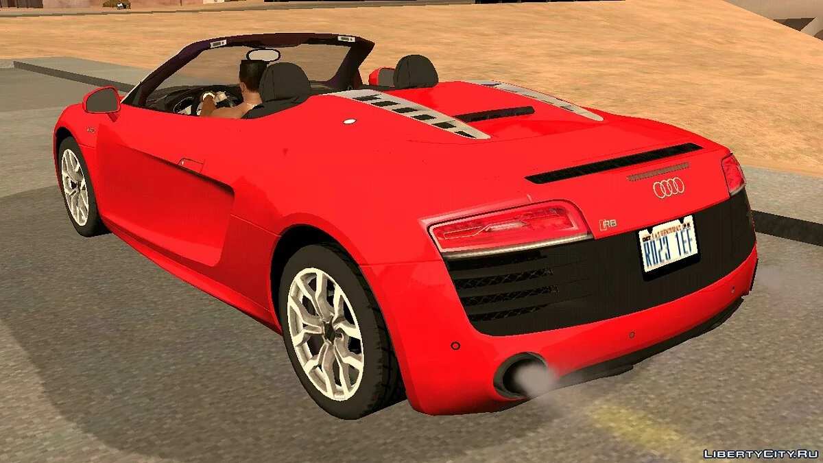 أودي R8 V10 سبايدر 2014 / GTA سان أندرياس (iOS، أندرويد)