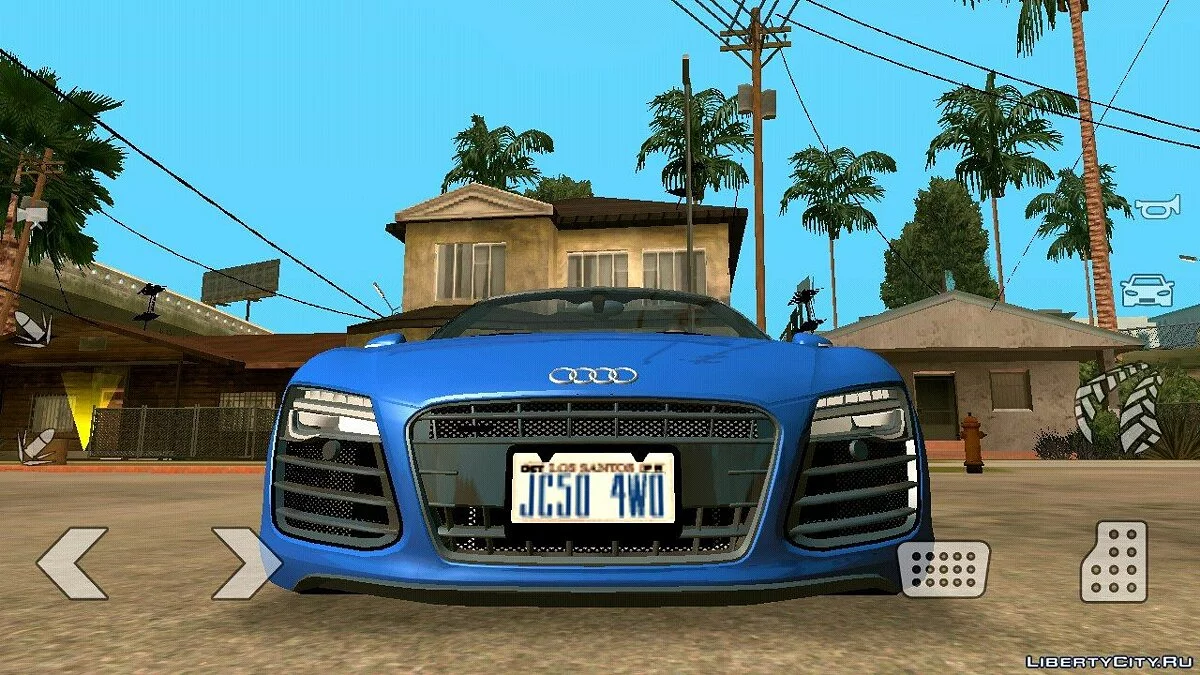 奥迪 R8 V10 5.2 Spyder (仅 DFF) / GTA San Andreas (iOS, Android)
