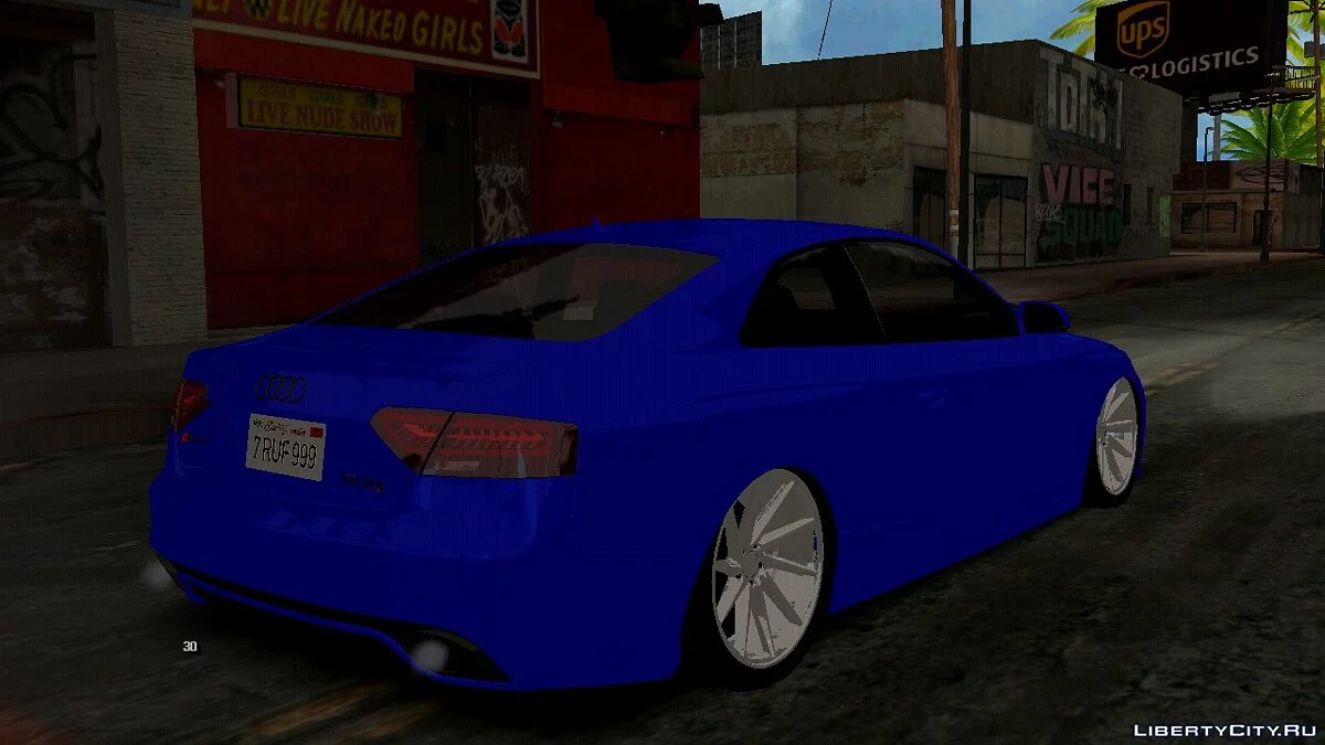 أودي آر إس 5 (دي إف إف فقط) / GTA سان أندرياس (iOS، أندرويد)