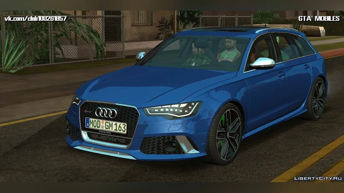 Audi RS6 Avant (Цивільна та поліцейська версії) / GTA San Andreas (iOS, Android)