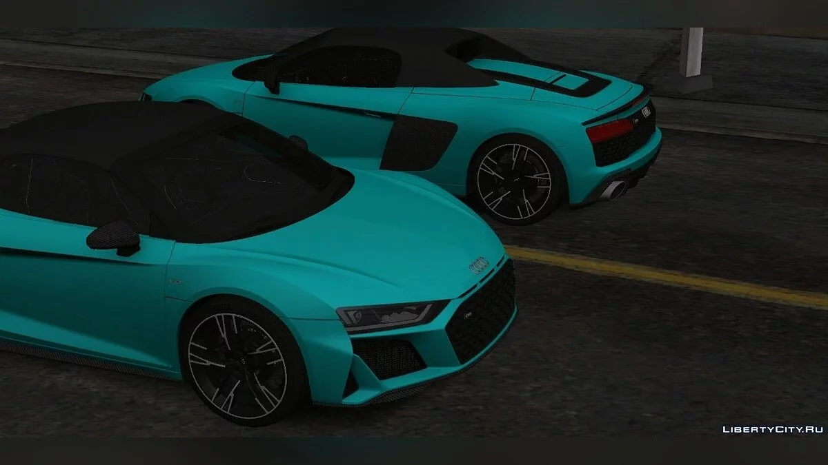 Audi R8 Spyder '20 (Sem teto) / GTA San Andreas (iOS, Android)