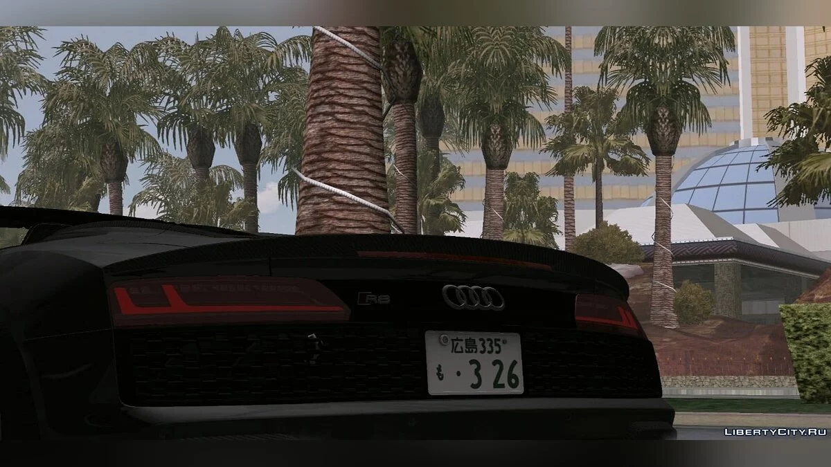 Audi R8 Spyder '20 (Com teto) / GTA San Andreas (iOS, Android)