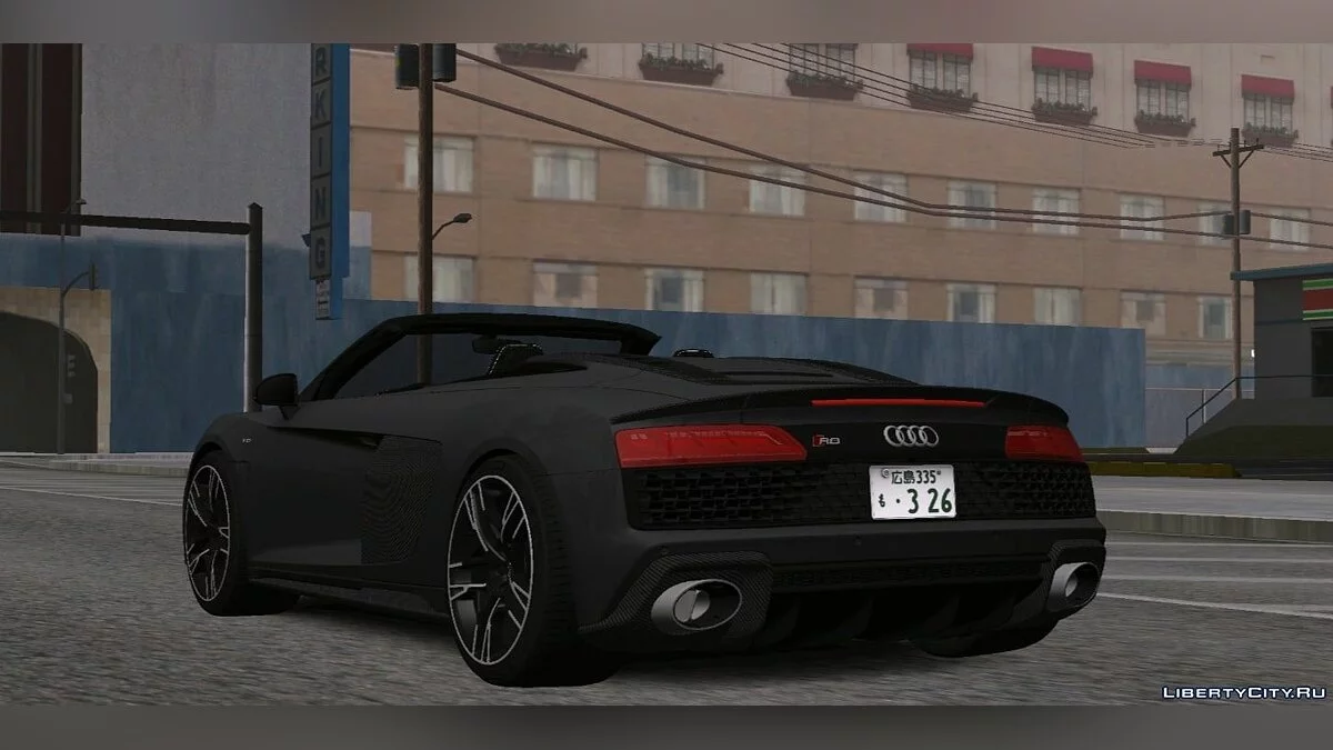 Audi R8 Spyder '20 (Com teto) / GTA San Andreas (iOS, Android)