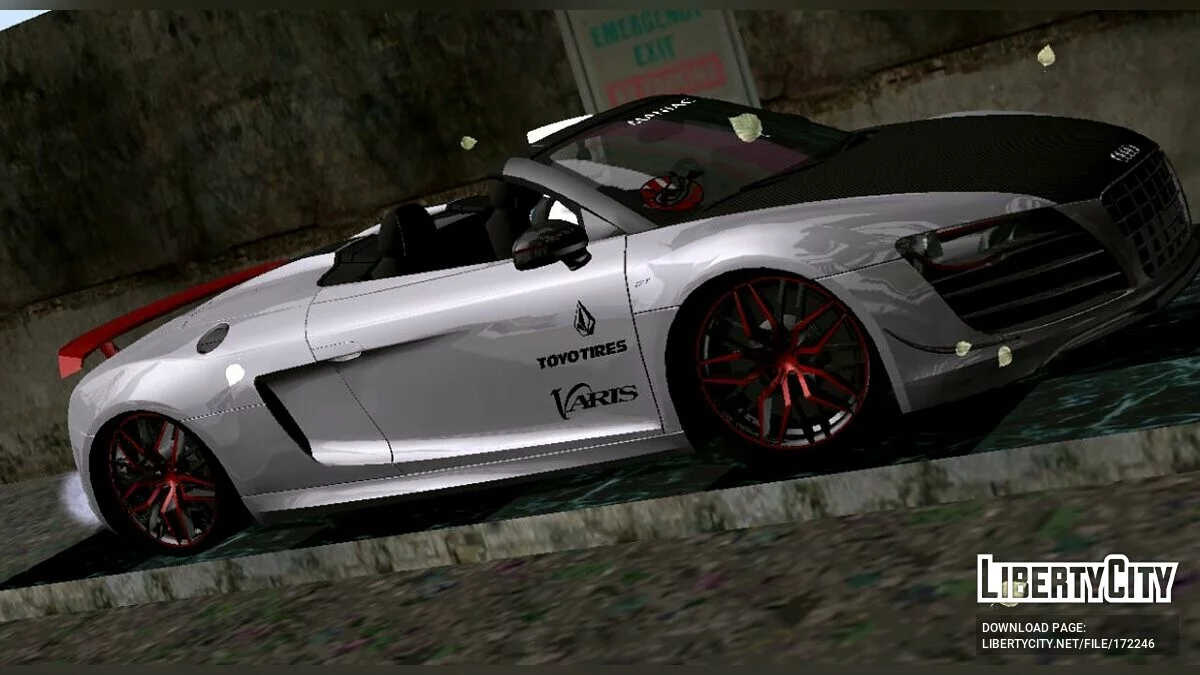 Audi R8 Spyder (тільки DFF) / GTA San Andreas (iOS, Android)