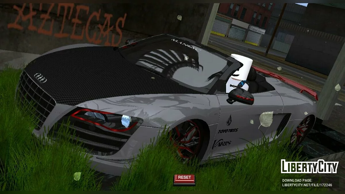 Audi R8 Spyder (тільки DFF) / GTA San Andreas (iOS, Android)
