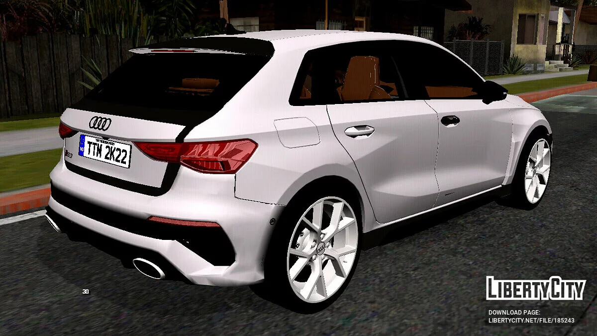 Audi RS3 2022 (Only DFF) / GTA San Andreas (iOS, Android)