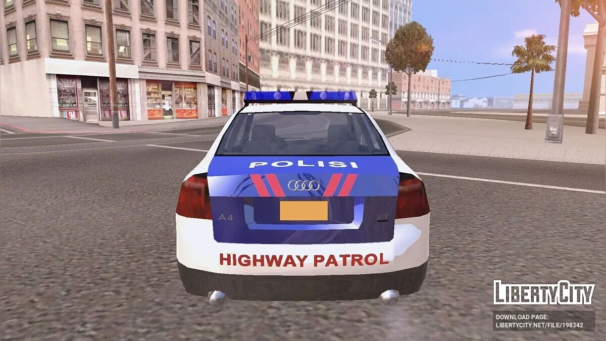 Audi A4 POLICE PATWAL (лише DFF) / GTA San Andreas (iOS, Android)
