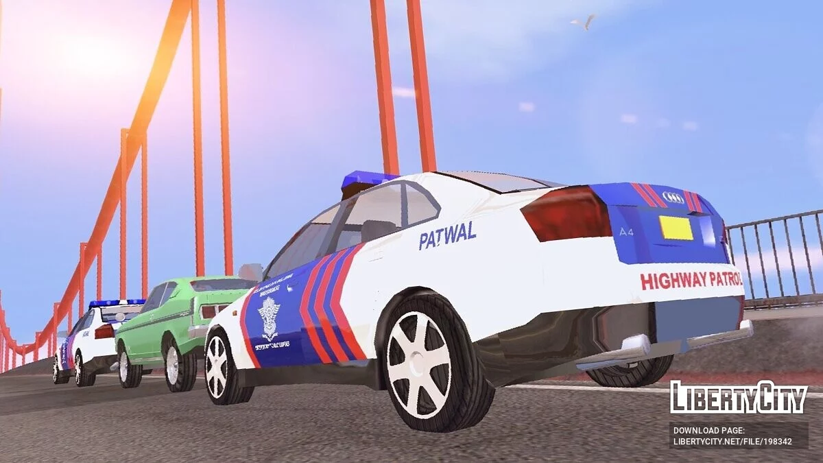 Audi A4 POLICE PATWAL (лише DFF) / GTA San Andreas (iOS, Android)