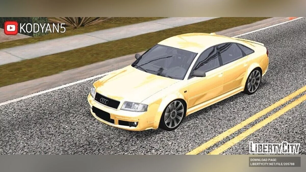 Audi RS6 2003 Sedan / GTA San Andreas (iOS, Android)