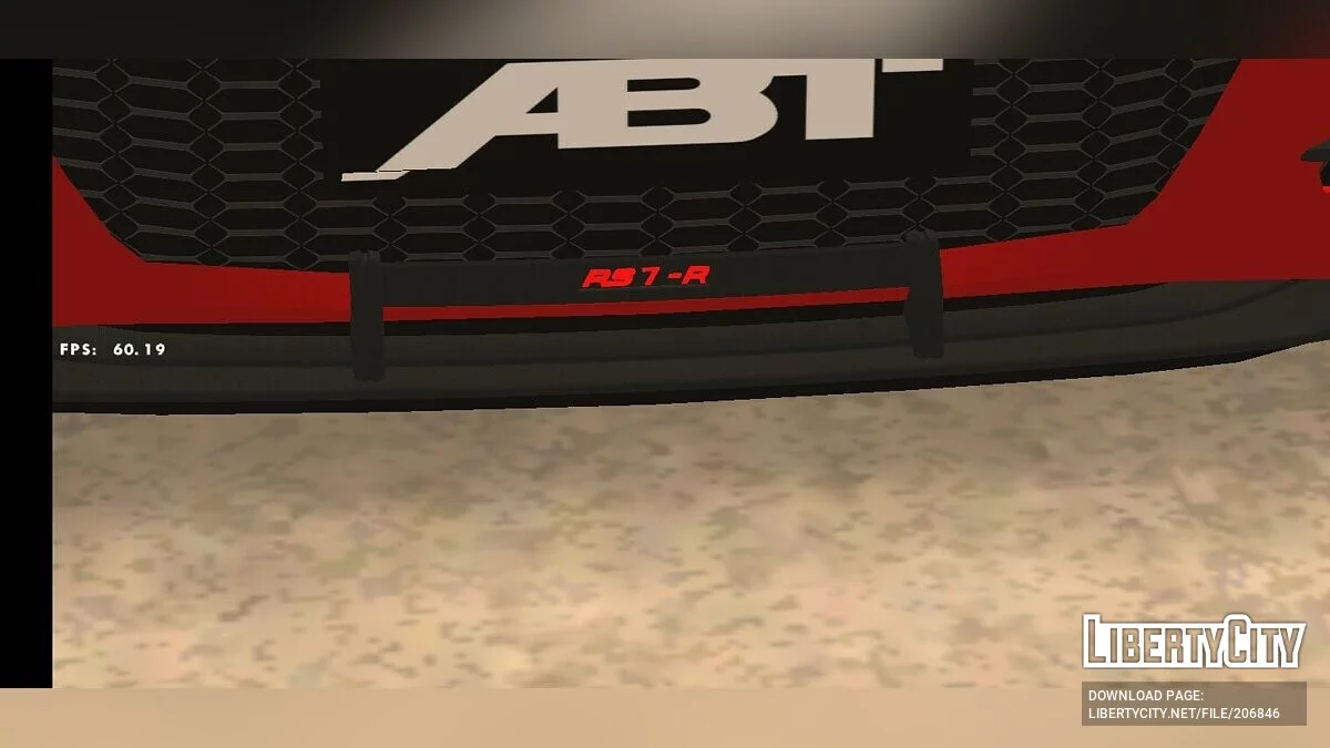 Audi RS7-R C8 ABT / GTA San Andreas (iOS, Android)