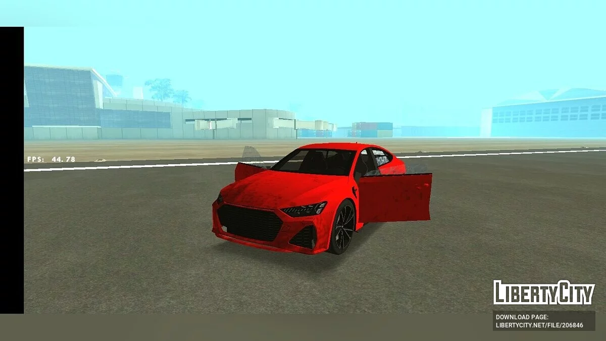 Audi RS7-R C8 ABT / GTA San Andreas (iOS, Android)