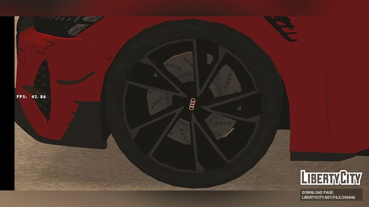 Audi RS7-R C8 ABT / GTA San Andreas (iOS, Android)