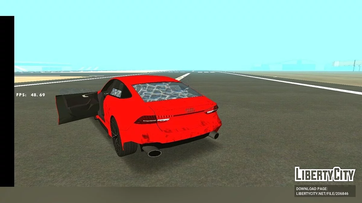Audi RS7-R C8 ABT / GTA San Andreas (iOS, Android)