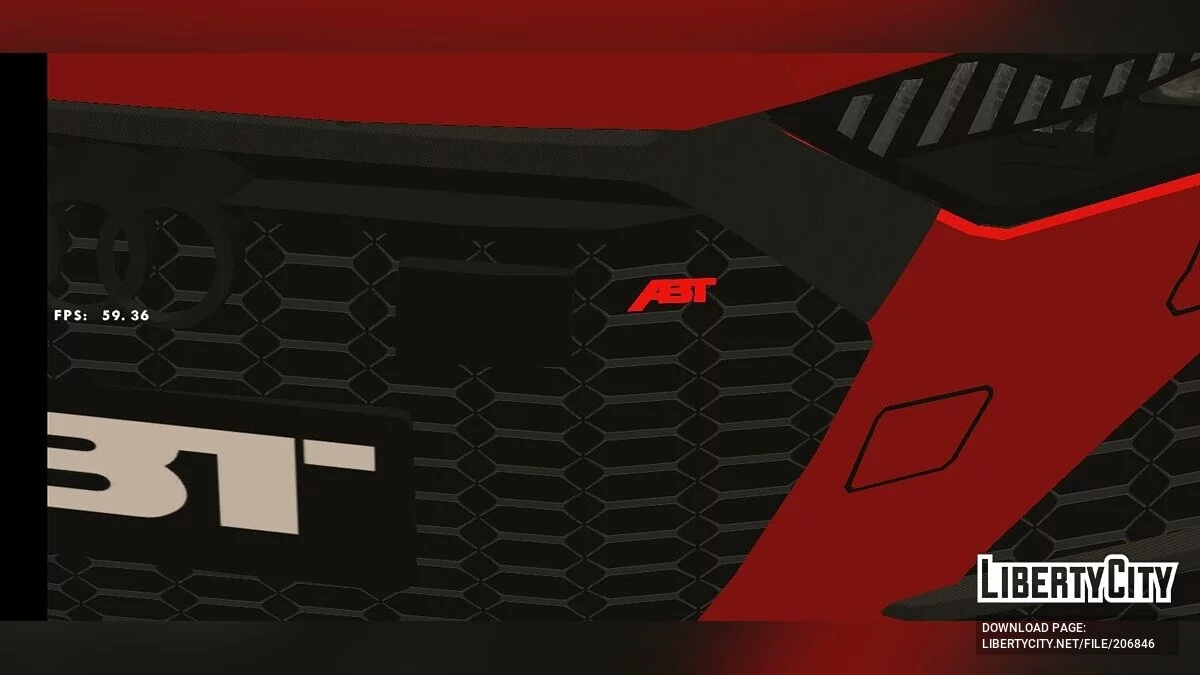 Audi RS7-R C8 ABT / GTA San Andreas (iOS, Android)