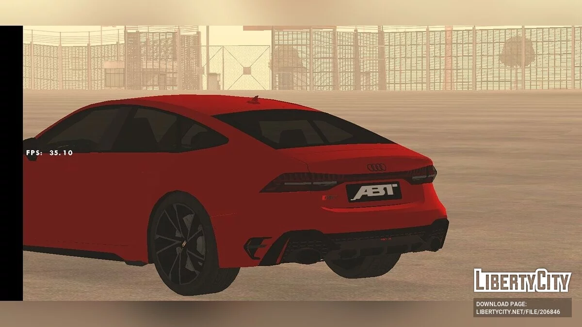 Audi RS7-R C8 ABT / GTA San Andreas (iOS, Android)