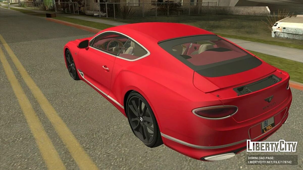 2018 Bentley Continental GT First Edition / GTA San Andreas (iOS, Android)