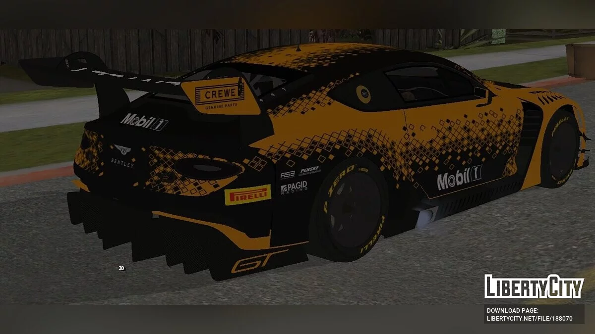 2020 Bentley Continental GT3 / GTA San Andreas (iOS, Android)