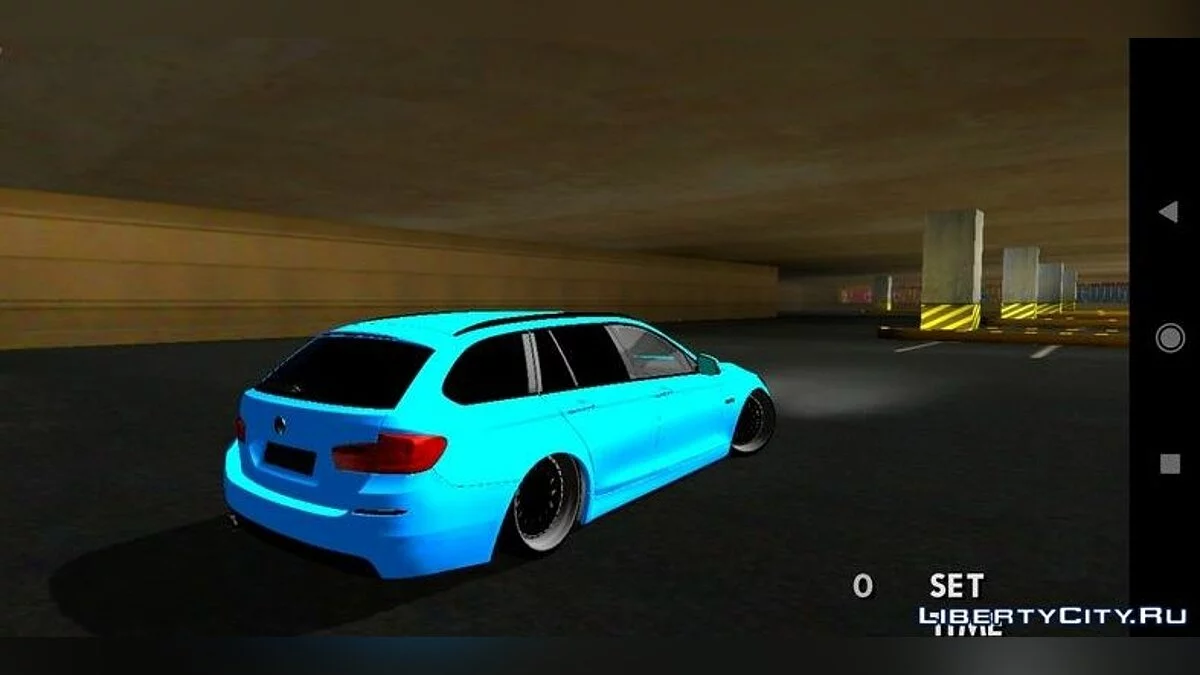BMW F11 530D SlowDesign (DFF فقط) / GTA سان أندرياس (iOS، أندرويد)