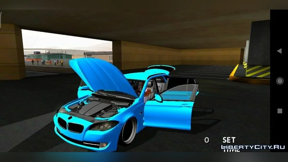 BMW F11 530D SlowDesign (DFF فقط) / GTA سان أندرياس (iOS، أندرويد)