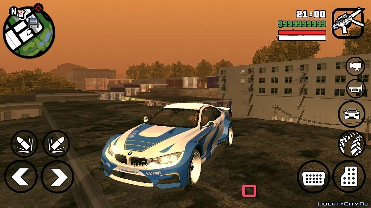 BMW M4 dari NFS: No Limits / GTA San Andreas (iOS, Android)