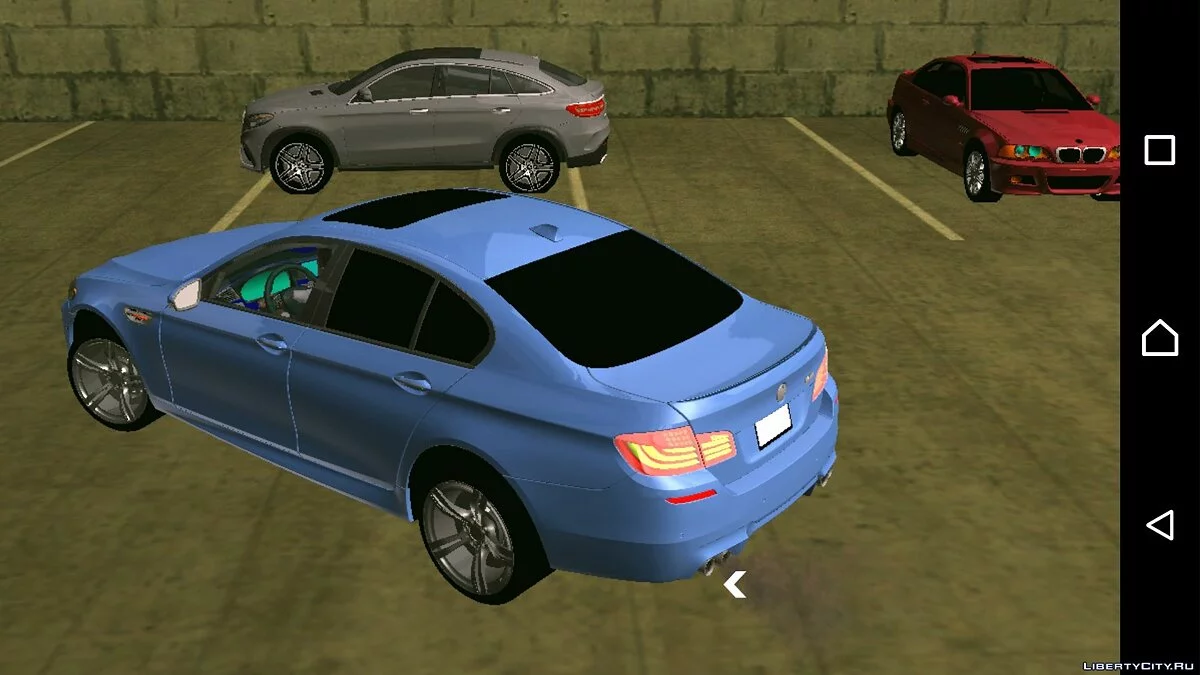 BMW M5 2012 (тільки DFF) / GTA San Andreas (iOS, Android)