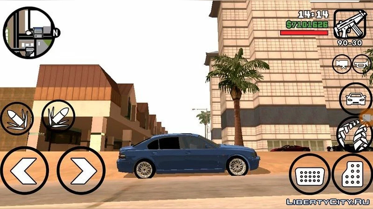 BMW 760i (DFF فقط) / GTA سان أندرياس (iOS، أندرويد)