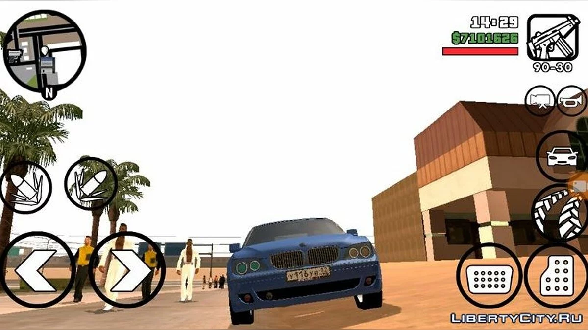 BMW 760i (DFF فقط) / GTA سان أندرياس (iOS، أندرويد)