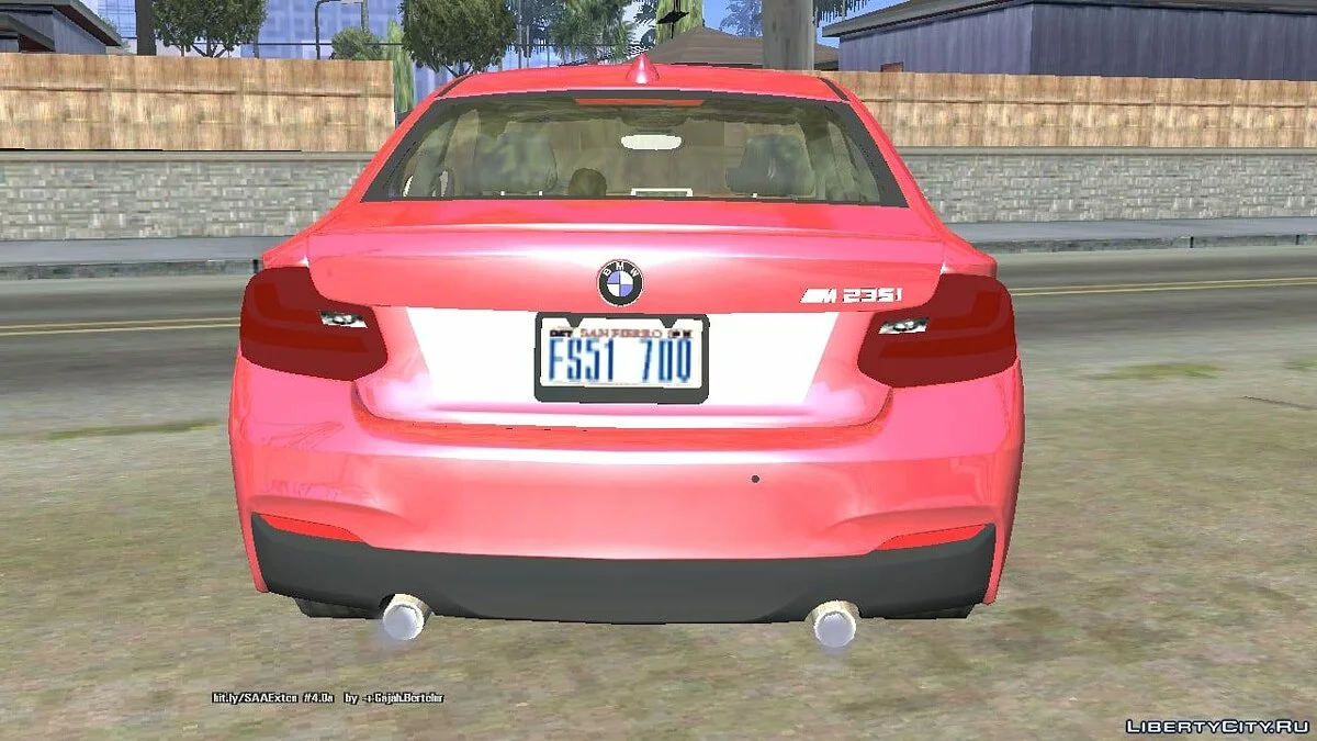 BMW M235i (тільки DFF) / GTA San Andreas (iOS, Android)