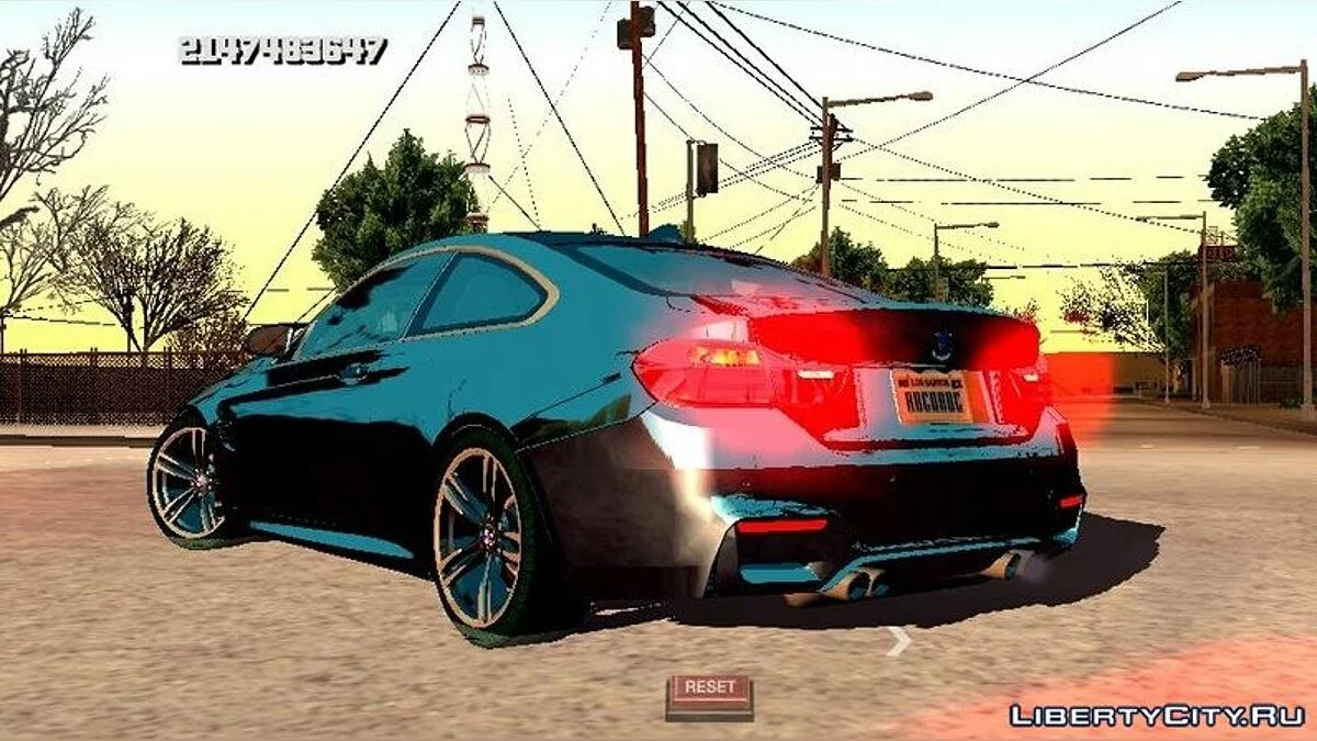 BMW M4 2018 (DFF فقط) / GTA سان أندرياس (iOS، أندرويد)