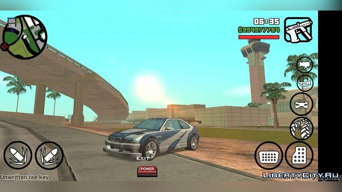 BMW M3 GTR (DFF فقط) / GTA سان أندرياس (iOS، أندرويد)