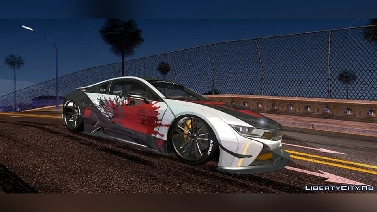 BMW I8 Liberty Walk [PC и Mobile] / GTA San Andreas (iOS, Android)
