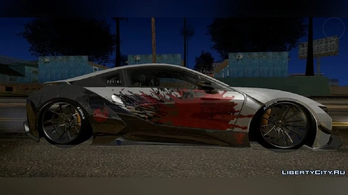 BMW I8 Liberty Walk [PC и Mobile] / GTA San Andreas (iOS, Android)