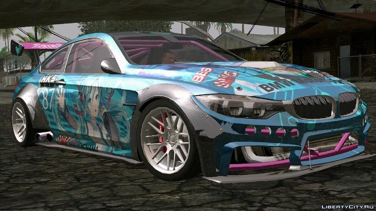 BMW M4 F82 Hatsune Miku / GTA سان أندرياس (iOS، أندرويد)
