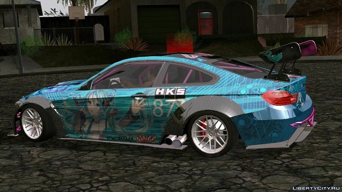 BMW M4 F82 Hatsune Miku / GTA سان أندرياس (iOS، أندرويد)
