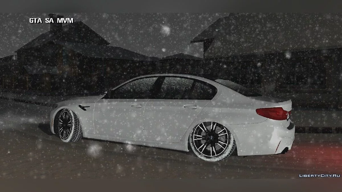 BMW M5 F90 — зимова версія / GTA San Andreas (iOS, Android)