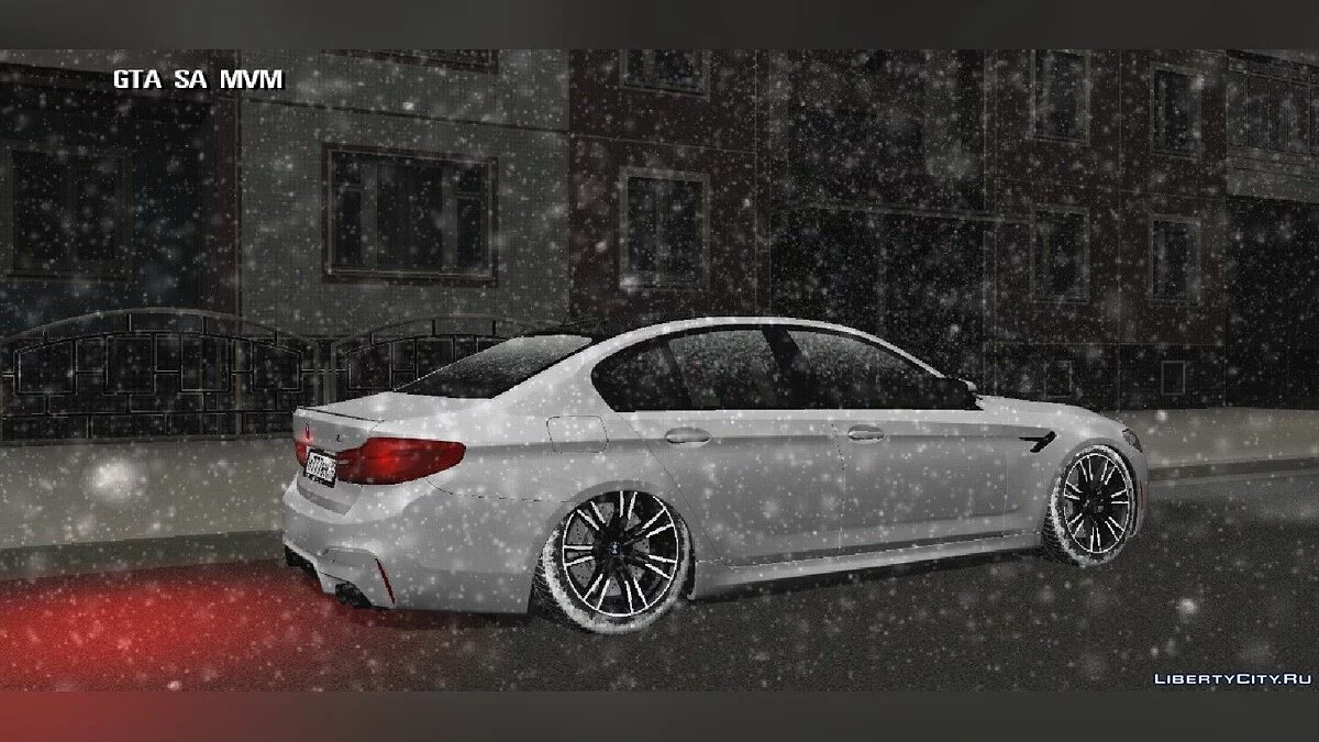 BMW M5 F90 — зимова версія / GTA San Andreas (iOS, Android)