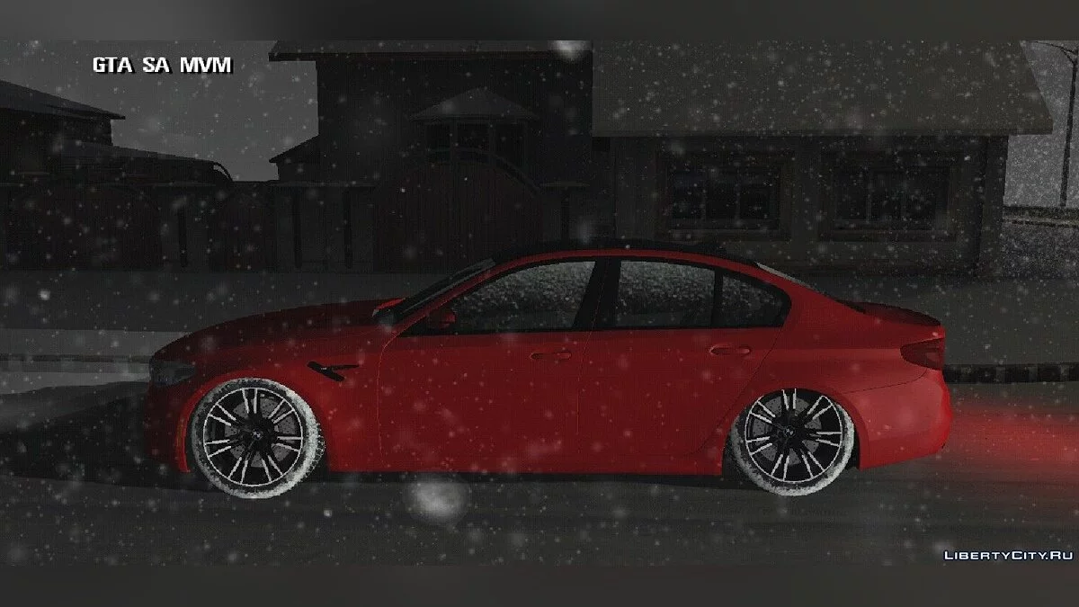 BMW M5 F90 — зимова версія / GTA San Andreas (iOS, Android)