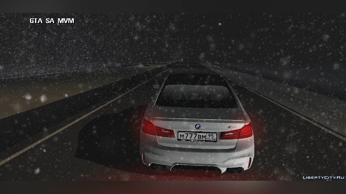 BMW M5 F90 — зимова версія / GTA San Andreas (iOS, Android)