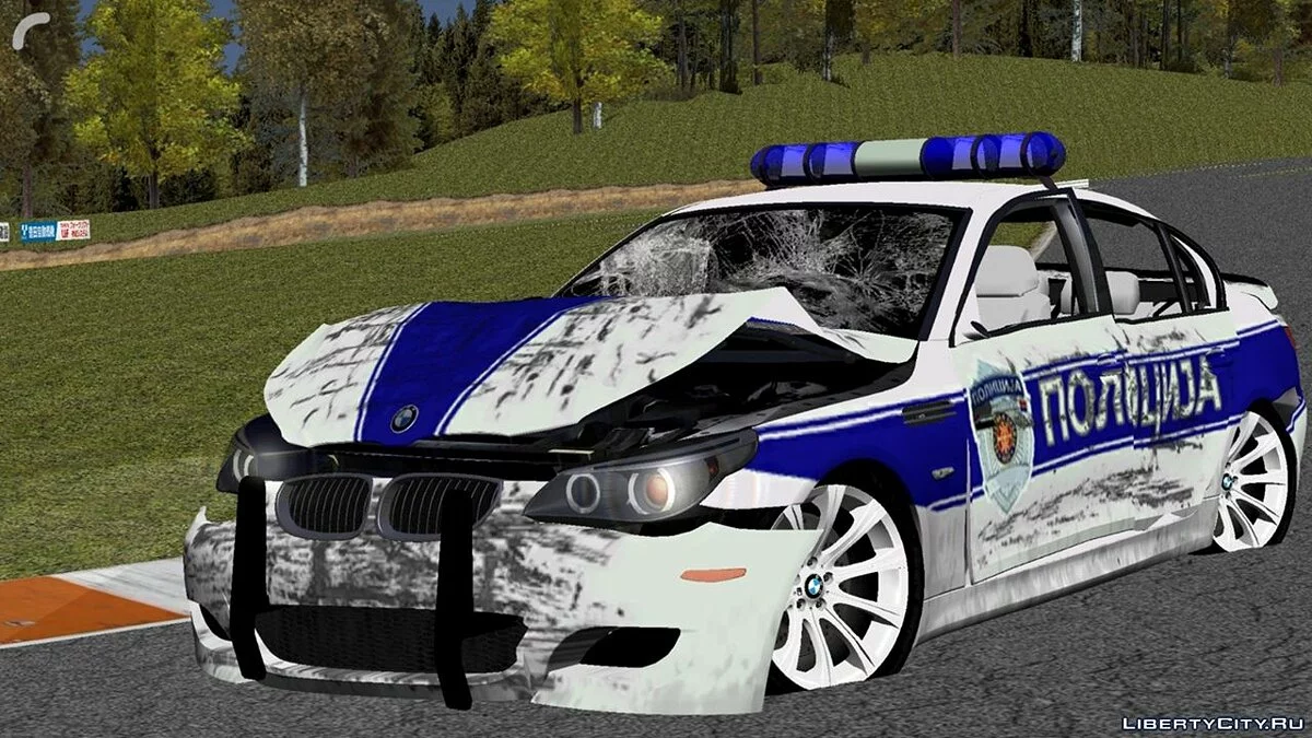 宝马M5 - 警车 / GTA San Andreas (iOS, Android)